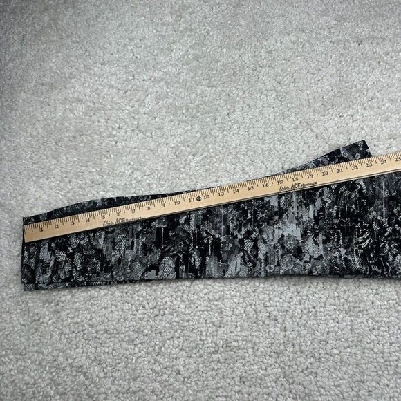 Lululemon Wunder Under High Rise Cropped Legging Masked Lace Starlight Black - Picture 11 of 13